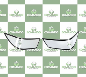 LENTE FAROL DIANTEIRO (VIDRO) RE331646 / RE331647 / RE296513 / RE296514 - Comando Peças Agrícolas