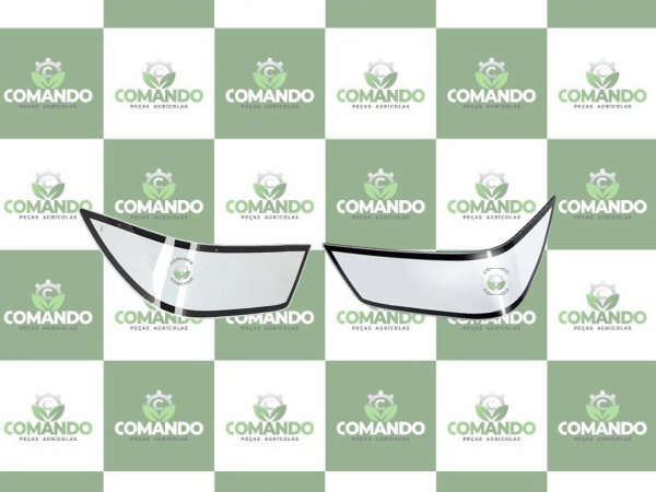 LENTE FAROL DIANTEIRO (VIDRO) RE331646 | RE331647 | RE296513 | RE296514 - Comando Peças Agrícolas
