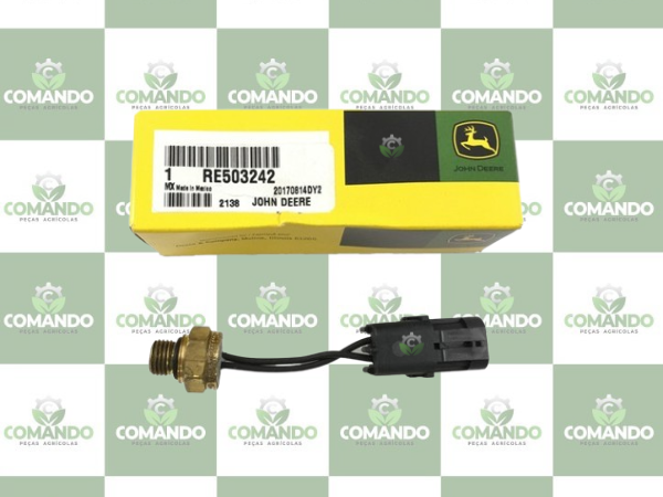 SENSOR DE TEMPERATURA RE503242 - Comando Peças Agrícolas